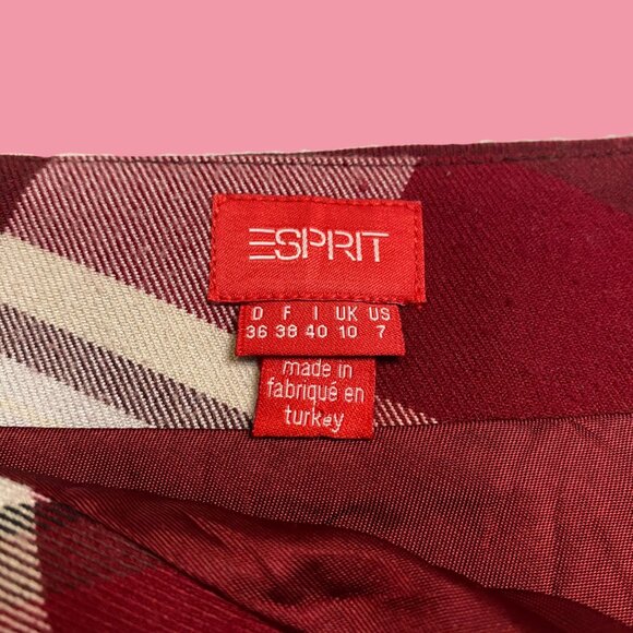 Vintage ESPRIT miniskirt (Size 7) - Picture 3 of 4